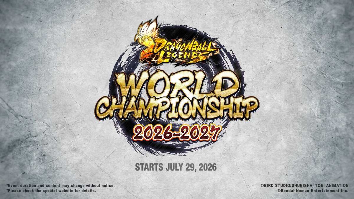 Only one can claim the title of "strongest". The next chapter of the legend begins now. Special site: #DBLegends #DBLegendsWCS
