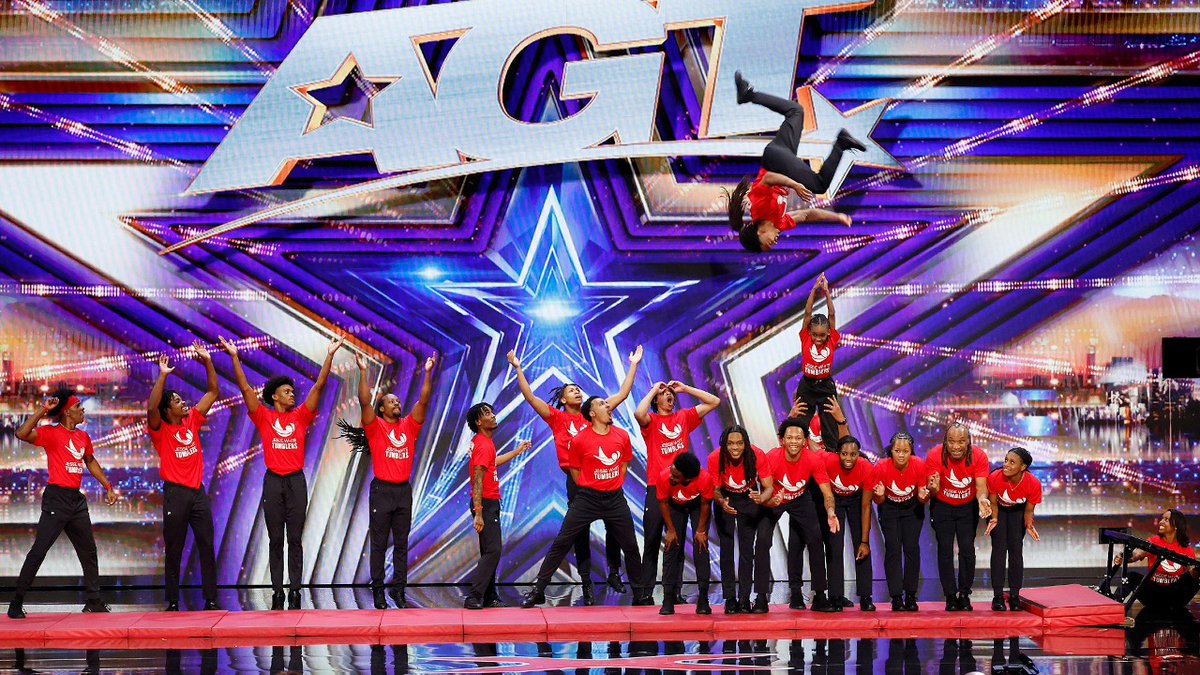 I needed another Golden Buzzer for THIS!!! The Jesse White Tumbling Team made Chicago proud tonight!! ❤️🙌🏾 #AGT