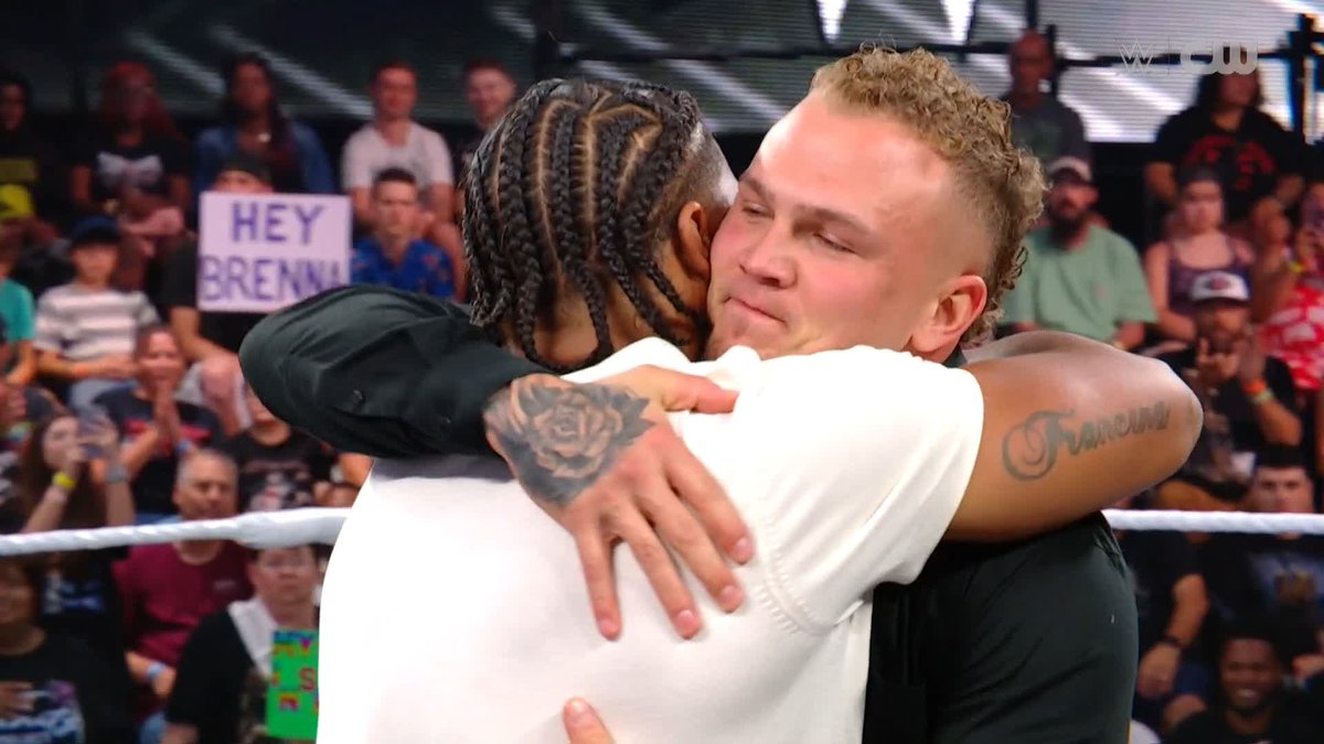 This is PEAK friendship!! 🤝 Tavion Heights WWE | Myles Borne | THE KID
