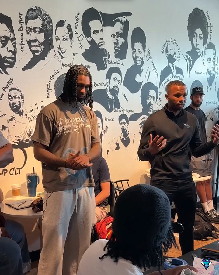 🗣️ Jeff Peterson: "When we traded for Coby back in February, the priority and the goal was to always bring him back and make him a Hornet for a very long time. The type of human being that Coby White is is unmatched, and we can't wait to see just what he continues to do for the Charlotte Hornets organization and the state of North Carolina." 🗣️ whitecoby2: "I signed yesterday, they approached me with the idea, and I knew I wanted to start on the right foot in terms of giving back to the community. This is now my community. I want to take that personal and do what I can... he said it's about me, but it's really about us. I'm glad I get to spend it with everybody." (📹 Charlotte Hornets)