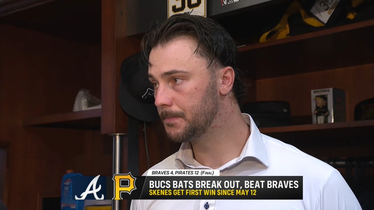 You know vibes are good when Paul Skenes drops some dry humor 😆 On O'Hearn: "I think it was kind of selfish... Home runs are rally killers... good for him, I guess." 🤣