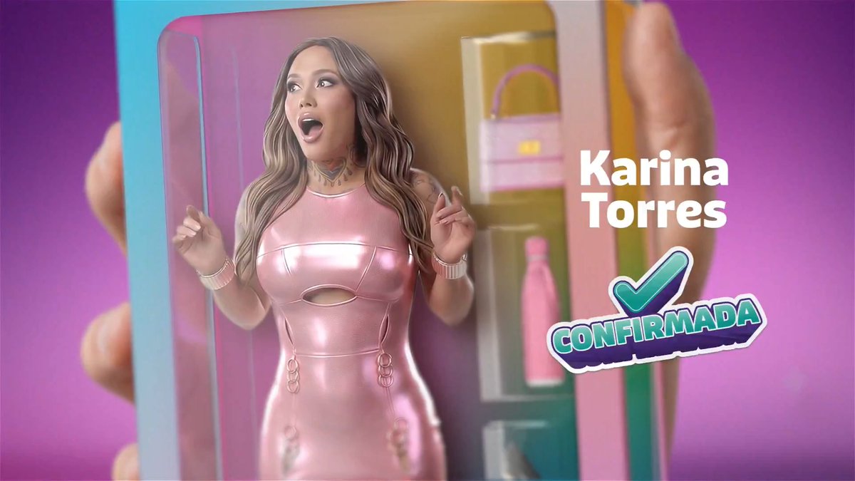 ¡LOBA, LOBA! 💅 #KarinaTorres es la SEGUNDA HABITANTE de #LaCasaDeLosFamososMx 👑🔥Gran estreno domingo 26 de julio, 8:30 p.m. por #LasEstrellas y 24/7 por #Vix #Original