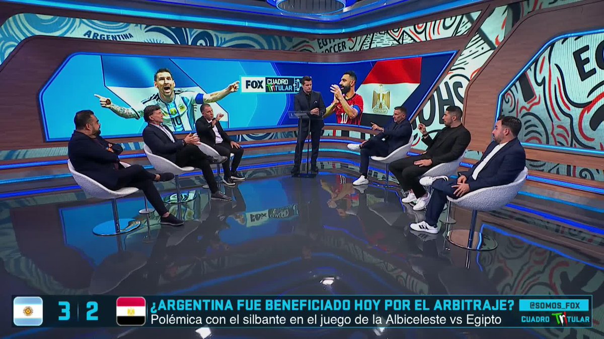 "ME PARECE QUE SÍ CONSIENTEN MUCHO A ARGENTINA" Angel García Toraño R.P. cree que el único culpable de que la Albiceleste esté en la siguiente ronda es LIONEL MESSI. 🇦🇷🔥 #CuadroTitular