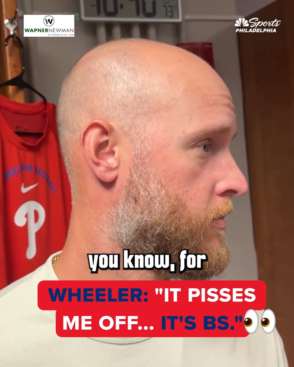 Zack Wheeler didn't make the All-Star game, struck out 14 batters, then immediately called out MLB. Wapner Newman