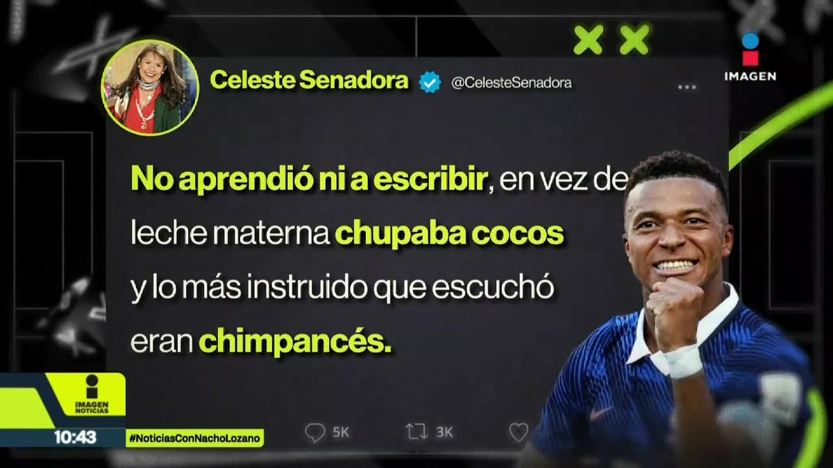 “No me subestimes, yo sí te puedo ganar”, los tuits pasaron a ser amenazas. La senadora de #Paraguay, Celeste Amarilla, intentó intimidar a Kylian #Mbappé por llamarla “despreciable e indigna”, tras los mensajes racistas en su contra. La polémica trascendió a un asunto de Estado: