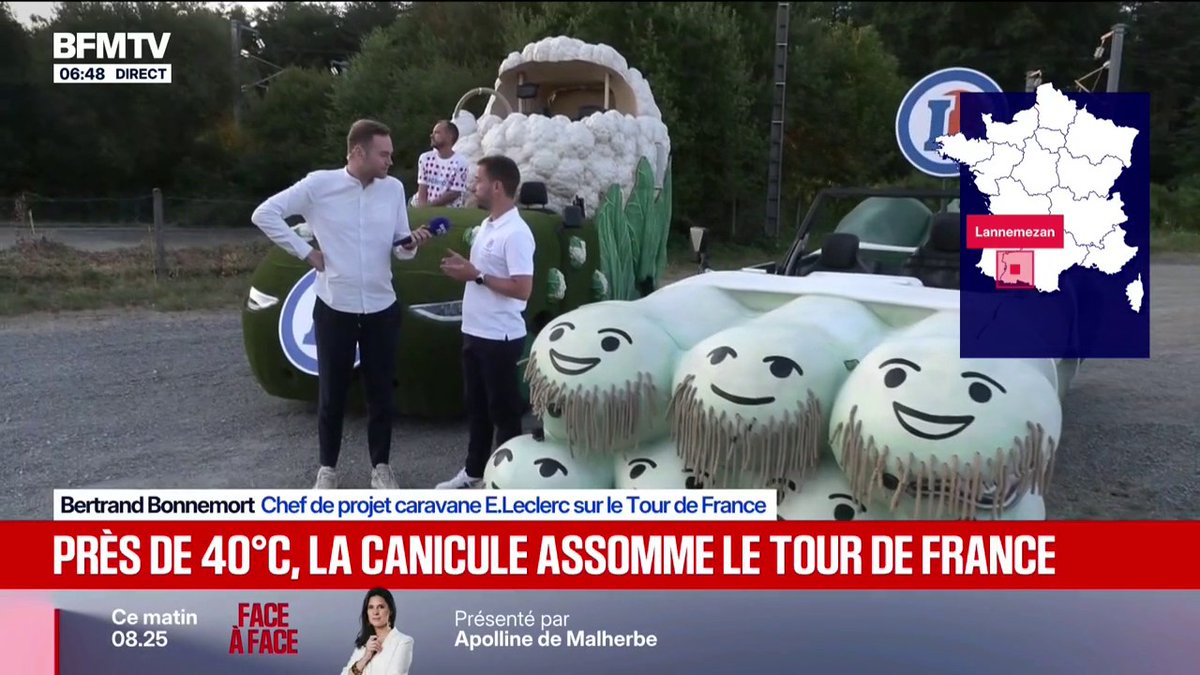 "On a renforcé le dispositif": comment la caravane du Tour de France s'adapte à la canicule