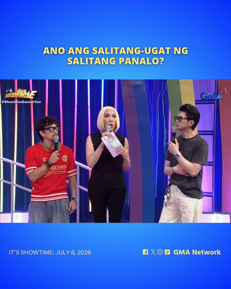 #ItsShowtime #Highlights: Alam n'yo ba ang salitang-ugat ng "PANALO"? Watch #ItsShowtime every 12:00 p.m. from Monday to Saturday on GMA. For more videos, visit: Watch the full episodes of your favorite GMA shows on the new GMA Play app. Download now on Google Play and App Store. Also available on and Android TVs! #ISTReels #MissQandA #ViceGanda #JhongHilario #VhongNavarro