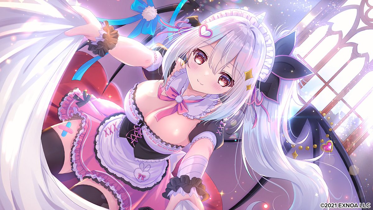 【堕天使紹介!vol.604】 「ご主人様には、気持ち良い朝を迎えてほしいから!」 【スカルミリオーネ(メイド)】が次のアップデートで登場! CV:綾瀬あかり(綾瀬あかり) イラスト:遊月ひな(遊月ひな🌻) みんなと会えるのを楽しみに待ってるよ! #エンクリ