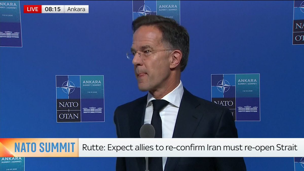 "The commitment is there, no doubt." Deborah Haynes asks the head of NATO Mark Rutte if he thinks Donald Trump is a dedicated member of the team despite his threats. 📺 Sky 501 and YouTube