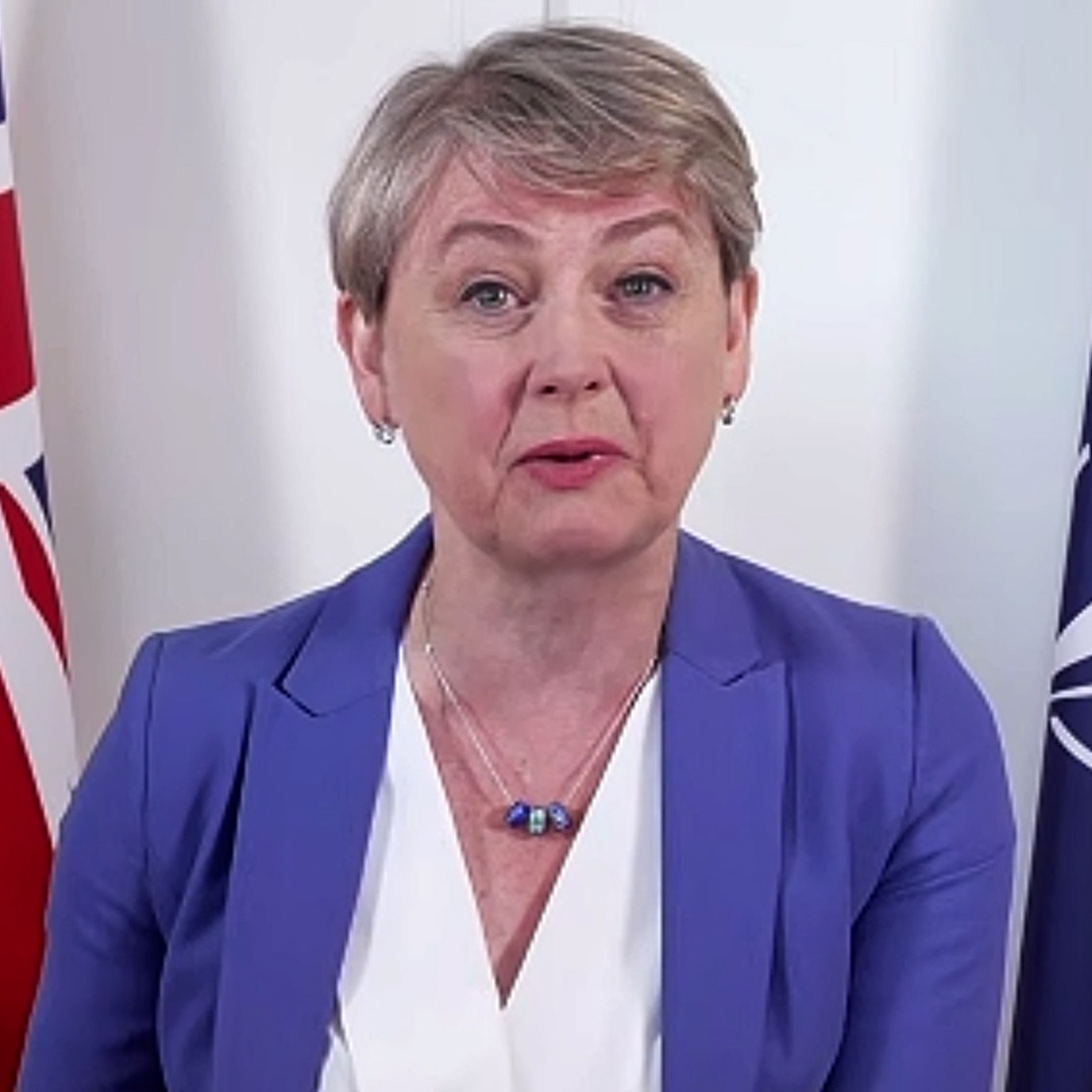 'He's going to flounce out and do that, everyone else is going to get on with the job.' Yvette Cooper dismisses Nigel Farage's Clacton by-election as nothing more than a 'political tantrum'.