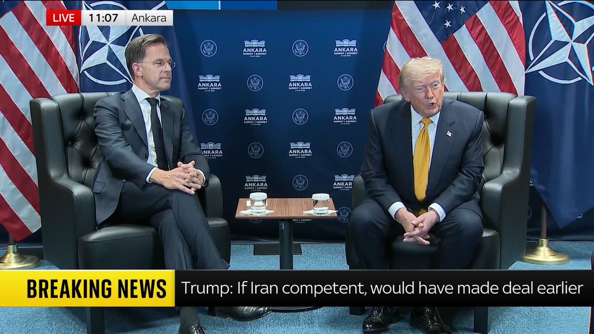 'Spain is a wasted cause; they are a terrible partner in NATO. Cut off all trade with Spain.' Alongside criticising Spain, Trump criticised NATO, saying he is not happy because of Greenland, and that NATO didn't want to help in the U.S. attack on Iran.