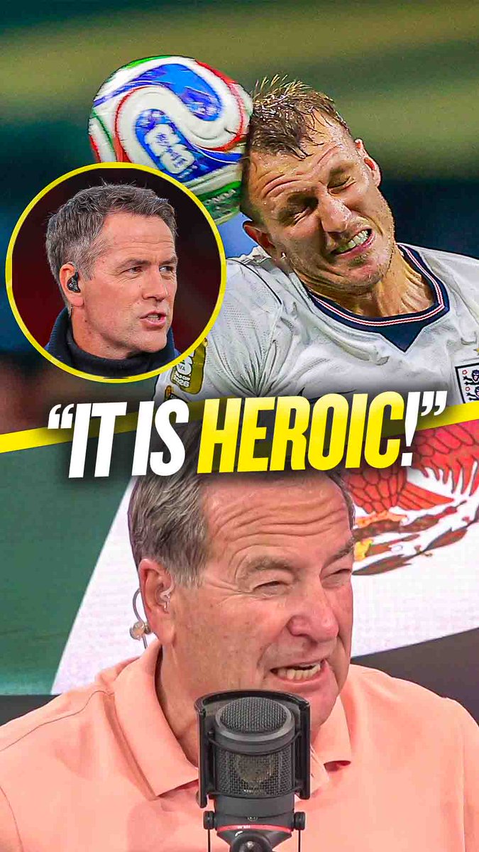 👀 "It does take a bit of bottle to do what Dan Burn did!" 🙌 "I totally disagree with Michael Owen... It is heroic!"] Jeff Stelling and Gabby Agbonlahor hit back at Michael Owen's talking down England's 'heroics' against Mexico