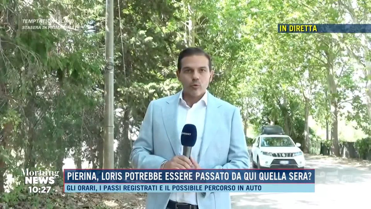 Omicidio Pierina, Loris Bianchi e i possibili spostamenti la sera dell'omicidio #MorningNews è in diretta su #Canale5 e in streaming su Mediaset Infinity