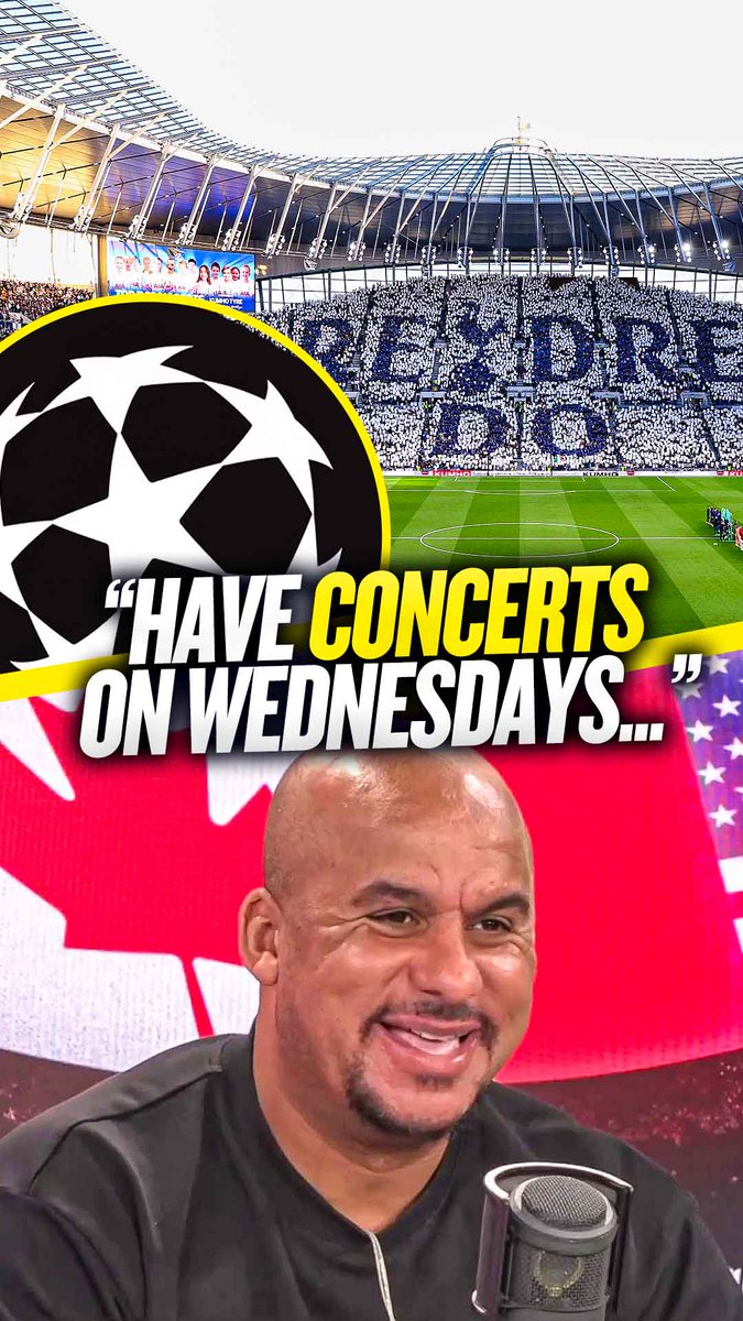 🎤 "Maybe they can have concerts when everyone else is playing European football..?" 😬 "I think Spurs will finish in the top 10, I don't think top six... a lot to ask!" Gabby couldn't stop himself aiming a dig at #THFC as he predicts where they'll finish this season! 👀