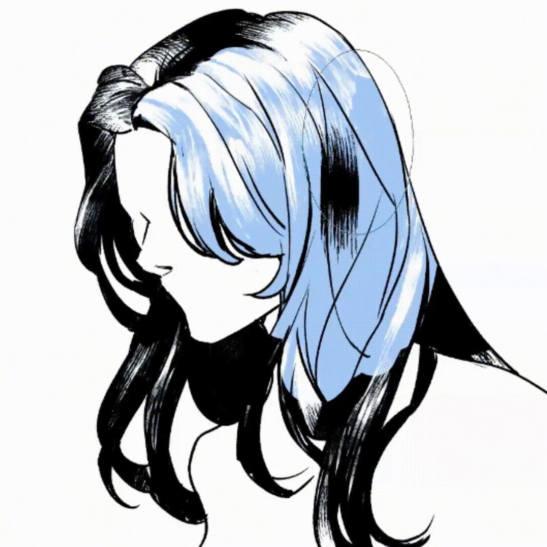 ㅤ ⦁ 아날로그적인 붓 자국이 있고 펜 채색 깎기 등 다양한 용도의 검은색 채색용 브러시 세트 ㅤ by Sugar_toy ㅤ
