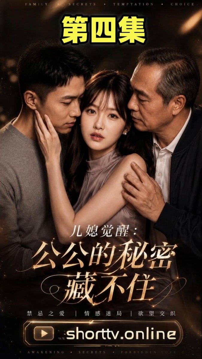 《儿媳觉醒：公公的秘密藏不住》第4集 公公进儿媳房间“盖被子”，结果把骚儿媳干到腿软高潮喷水！ 粗大鸡巴狠插到底，啪啪狂操💦 极品乱伦重口，干翻床上叫爸爸！😈 未删减👉 更多私密视频👉 #AI短剧 #热播短剧 #成人短剧 #儿媳觉醒