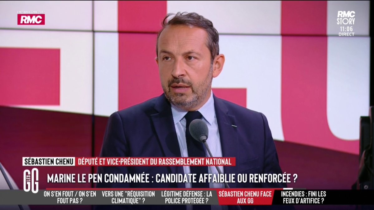 🚨 "Je ne vais pas crier sur les plateaux télé qu'Édouard Philippe a une instruction pour détournement de fonds publics." 🎙️ Sébastien Chenu, vice-président du RN : "Le débat doit se faire sur les idées, les programmes, sur les propositions." #GGRMC