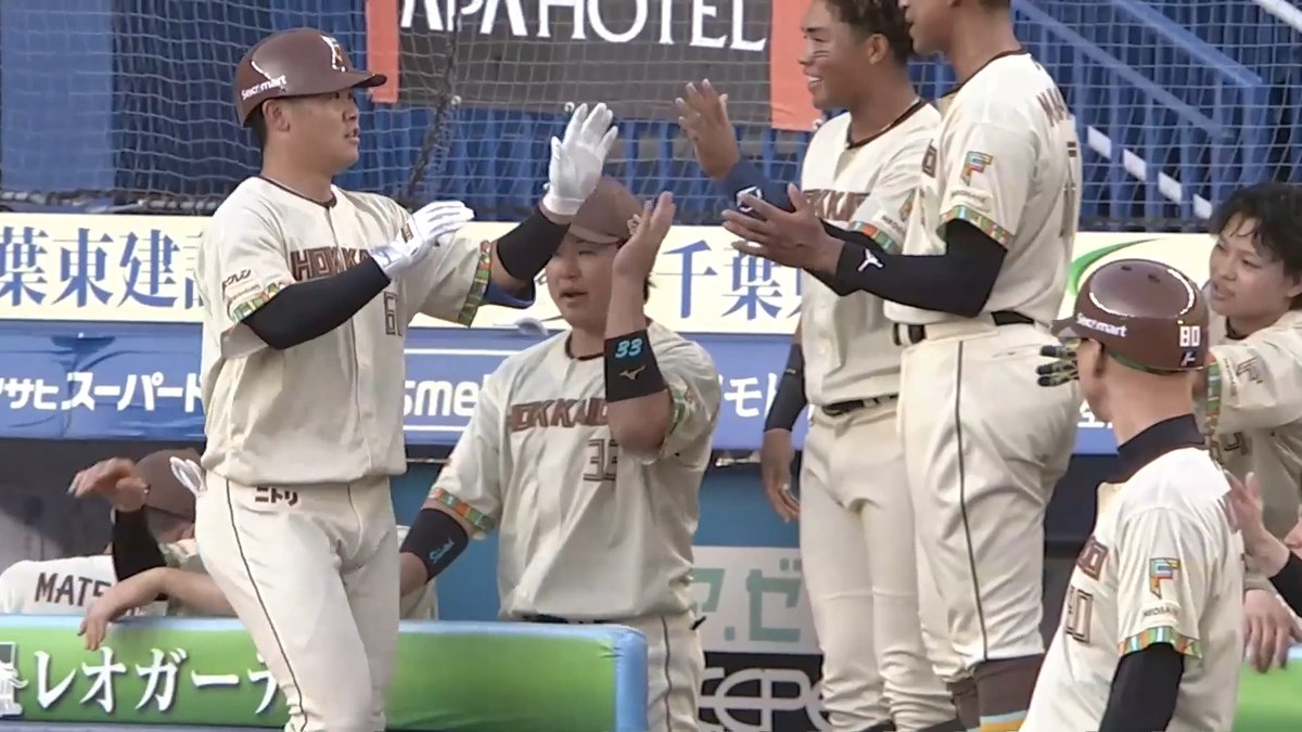 打撃絶好調💪 北海道日本ハム 吉田賢吾 選手の第7号先制ソロホームラン🌈 👇ライブ配信・見逃し配信を見る