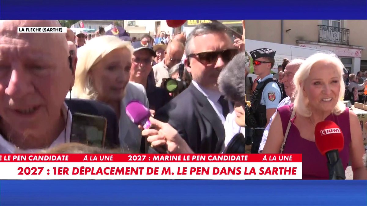 Marie-Caroline Le Pen : «Justice est faite, Marine Le Pen est éligible» Toute l'info est à retrouver sur