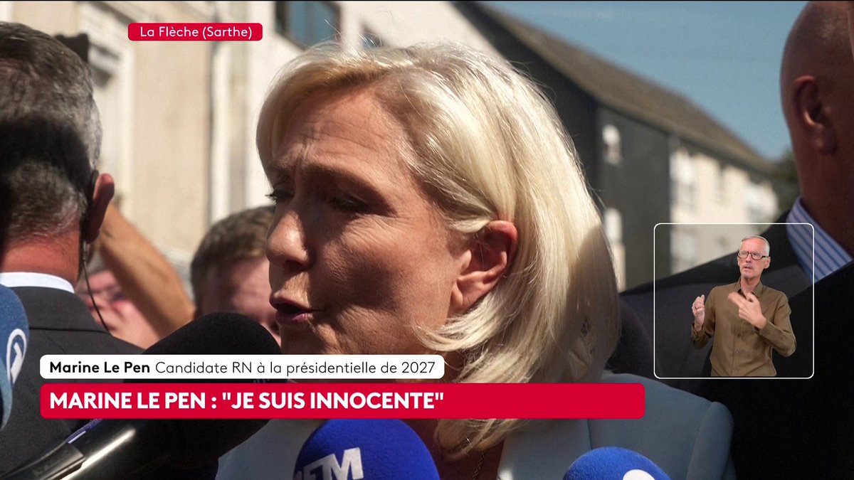 🔴 "La cour a rendu mon inéligibilité (...) Ce que je souhaite c'est que l'on parle maintenant politique, parce qu'il en va de l'avenir des Français." 🗣 Marine Le Pen, candidate RN à la présidentielle de 2027. #canal16