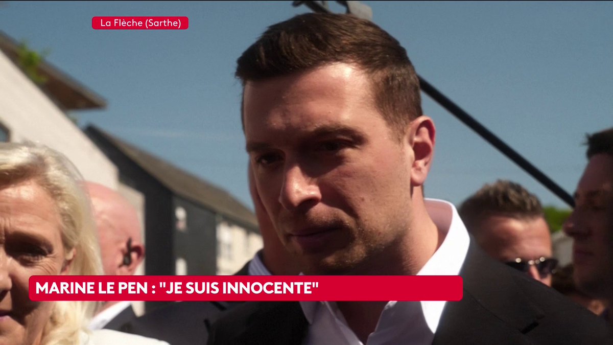 🔴 "Ce n'est pas ni du soulagement, ni de la déception, la campagne démarre (...) et je me réjouis que Marine puisse porter nos couleurs." 🗣 Jordan Bardella, président du Rassemblement national. #canal16
