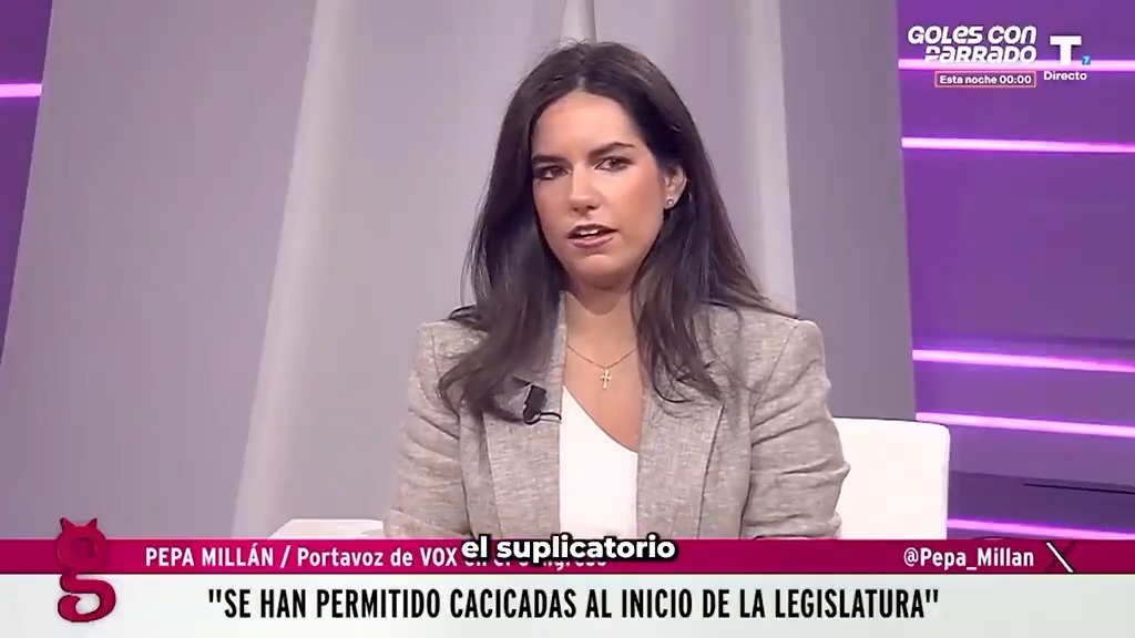 📺 Pepa R. de Millán 🇪🇸 advierte en El Toro TV que si Sánchez es imputado y Armengol deja pasar 60 días sin tomar una decisión, el suplicatorio sería automáticamente denegado. "VOX ha pedido en el Congreso lo contrario: que si tras pasar esos 60 días no se ha dado respuesta se entienda automáticamente concedido".