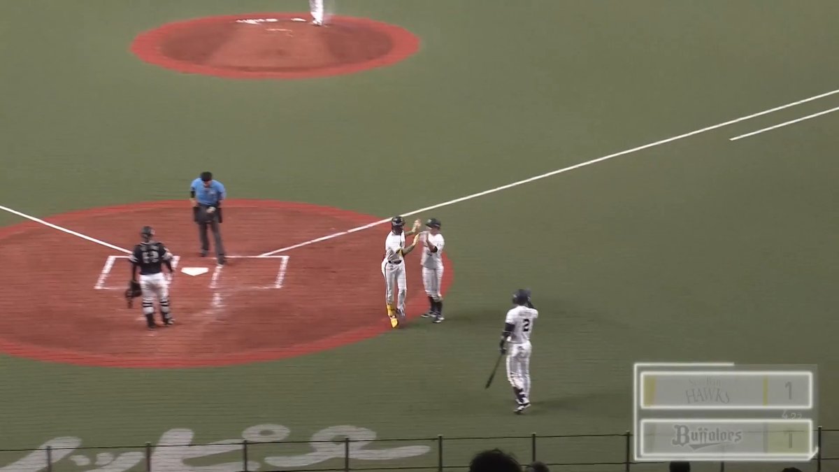 ライトスタンド一直線💪 オリックス 宗佑磨 選手の第7号同点ソロホームラン🌈 👇ライブ配信・見逃し配信を見る