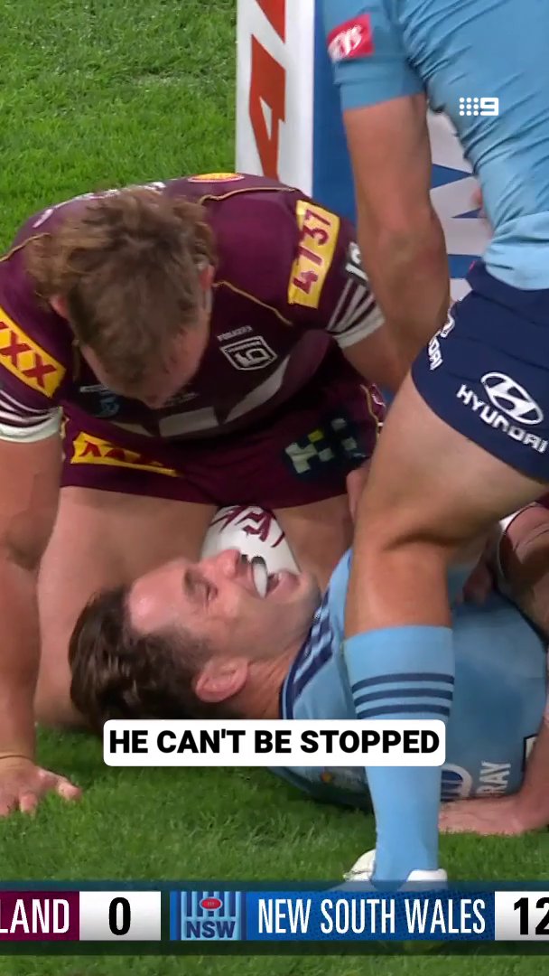 Murray through the middle! 💪 #NRL #Origin #StateofOrigin