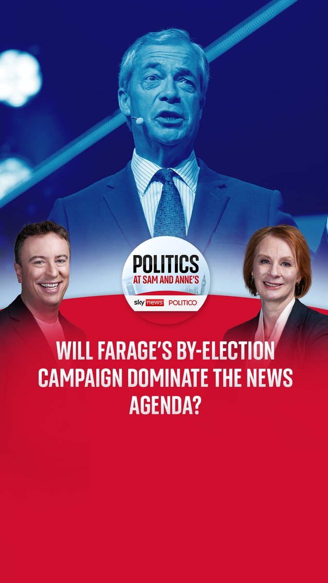 Will Nigel Farage's by-election campaign dominate the news agenda? In today's episode, @samcoatessky explains to anne mcelvoy how Reform's leader is building new channels of communications with the voters. 🎧 Listen to PASAA here: