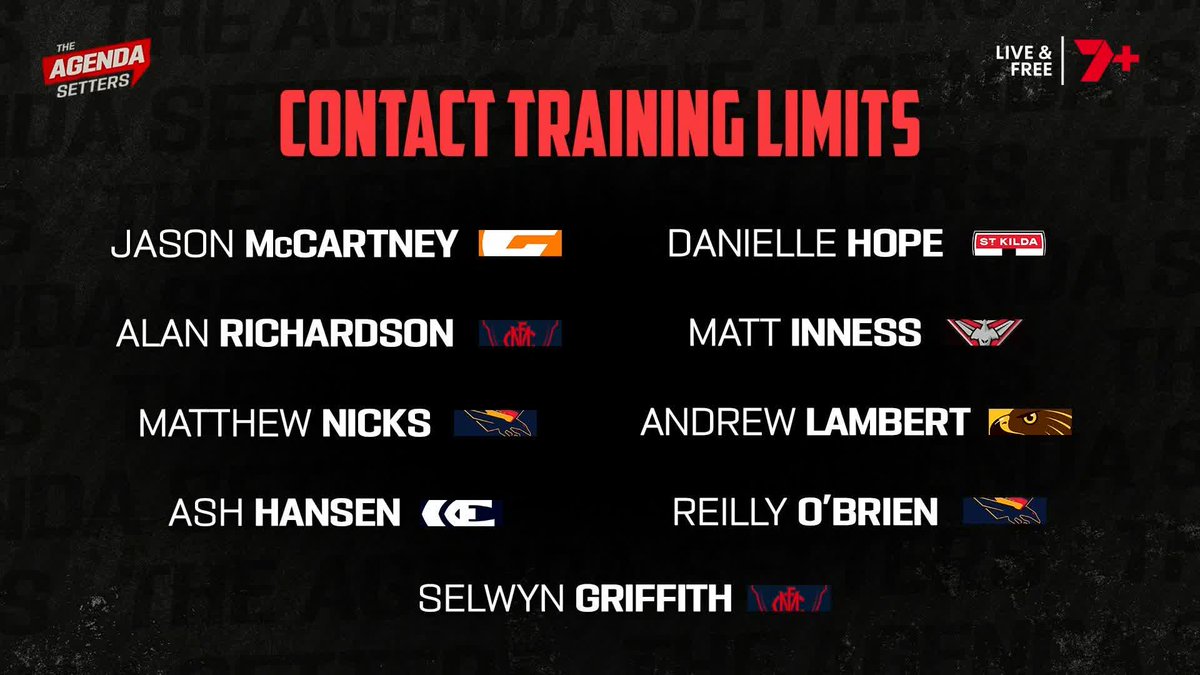 The committee charged with determining how much contact training is allowed in clubland, per Tom Morris 👇