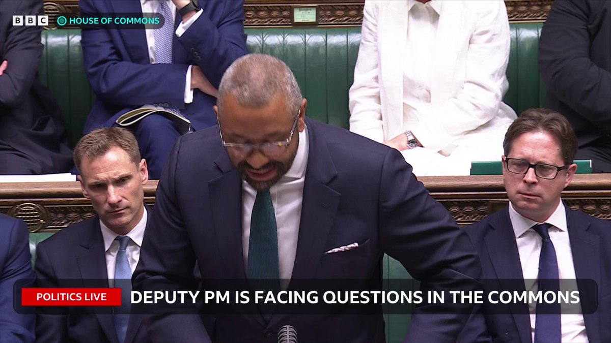 James Cleverly asks David Lammy to guarantee "not one rapist or paedophile will be released" this year Lammy says they are rolling out the "largest tagging programme in our history" and expanding chemical castration, among other measures #PMQs