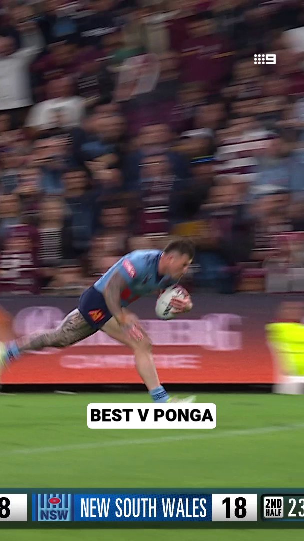 BRADMAN BEST 👏 #NRL #Origin #StateofOrigin