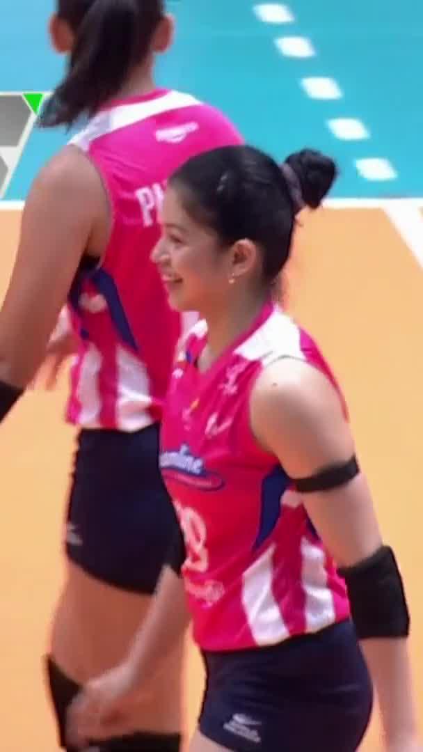 Barbie Jamili gets her first-ever PVL point with a down-the-line attack before following it up with back-to-back crosscourt hits, making her presence felt for Creamline against Nxled! Watch the 2026 PVL On Tour LIVE and for FREE on the One Sports YouTube Channel! #PVLOnTour