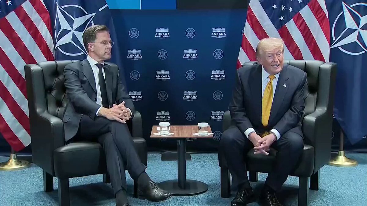 VIDEO: Trump: "Spain is a wasted cause. We don't want to do any trade business with Spain anymore, by the way. I'd like to cut it off. Spain is a terrible partner in NATO. Cut off all trade with Spain, please. Including visits. We don't want anything to do. They're hopeless. Bad people."