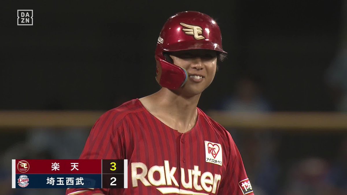 打球が伸びに伸びた 武藤敦貴がライトへタイムリー2ベース イーグルスが延長10回に勝ち越し ⚾️西武×楽天 #RakutenEagles #だったらDAZN