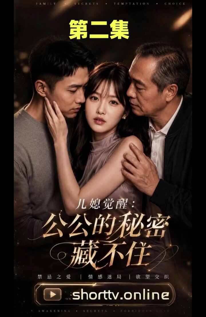 《儿媳觉醒：公公的秘密藏不住》第2集 儿媳被老公操得浪叫连连，骚屄却越干越空虚，一脸饥渴不满足！废物丈夫根本喂不饱她，已经开始偷偷想念公公那根又粗又硬的大鸡巴了！😈 未删减👉 #AI短剧 #成人短剧 #儿媳觉醒 #热播短剧