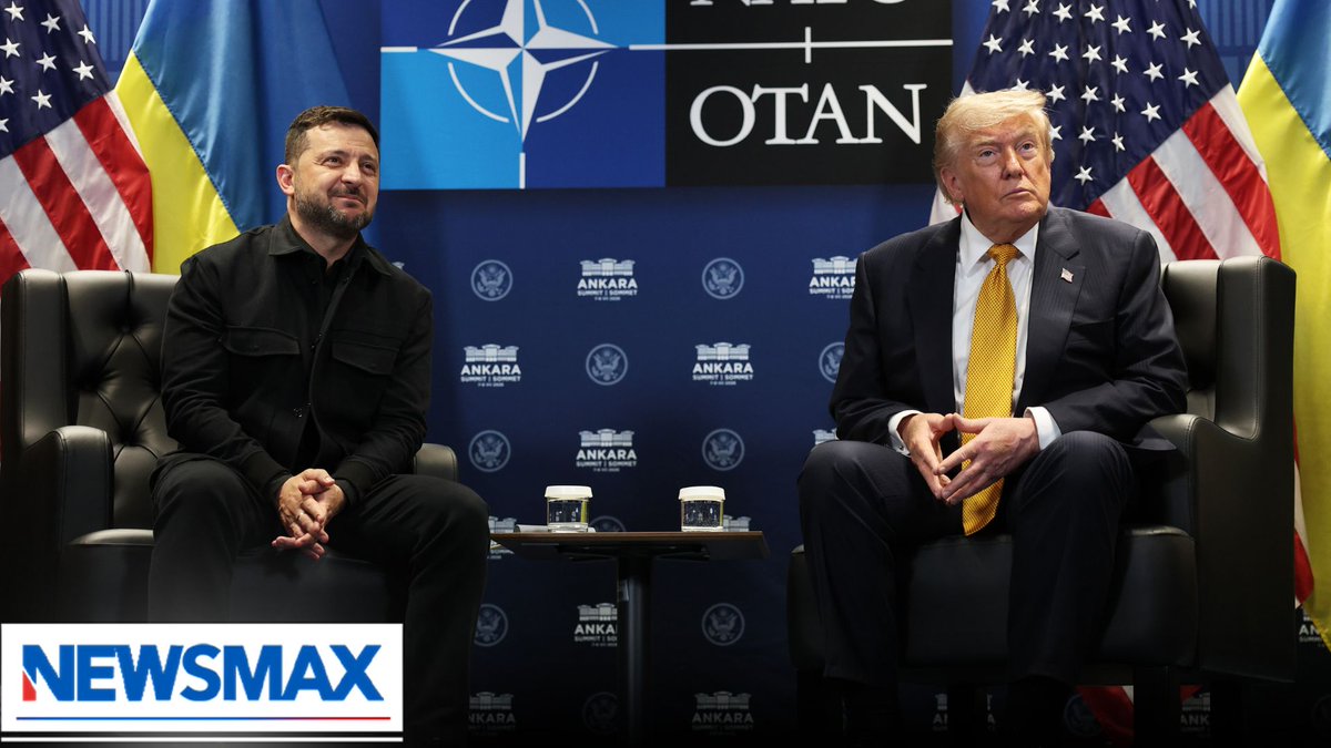 PRESIDENT TRUMP discussed the possibility of a settlement between Ukraine and Russia following a productive NATO meeting: “He wants to see a settlement, and I think President Putin wants to see a settlement. And usually, that means a settlement.”