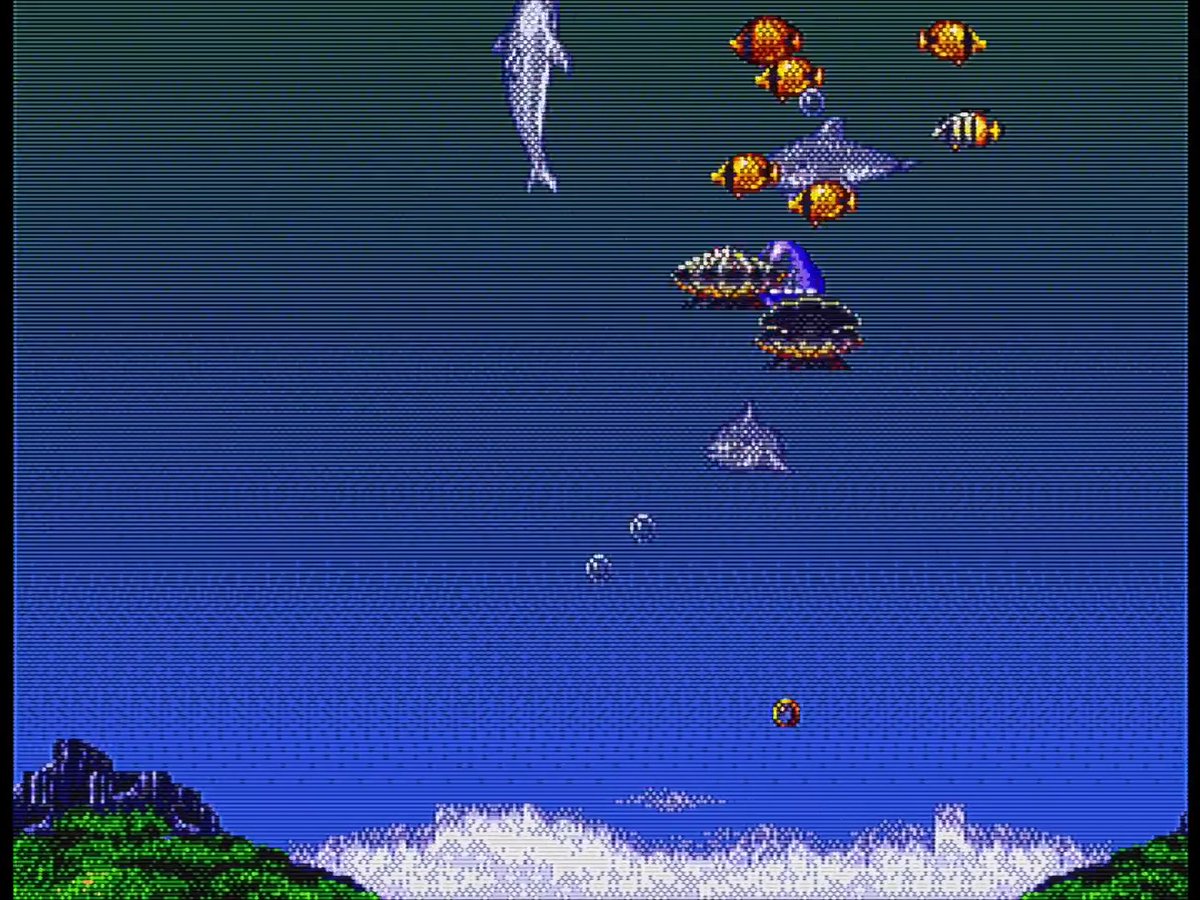 Growing up, I had a SNES while my buddy had a Genesis. So I only knew about Sega games through him and magazines. He didn't own Ecco the Dolphin, so I was only familiar from screenshots. I was very surprised years later to see the opening and learn about the eerie sci-fi vibe.