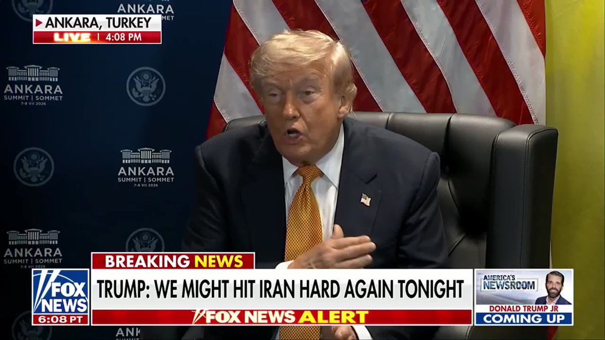 HAPPENING NOW: President Trump slams Iranian leaders, saying they continue to "lie" and "cheat" during negotiations, warning that the U.S. may now move forward without making a nuclear deal. "These people, they lie and they cheat, and you have an agreement, and they'll go outside. For instance, they agreed. 'Well, we'll never have a nuclear weapon.' They agreed. Then they go outside, they have a news conference or they leak that we never discussed the subject. Now, who would believe we never discussed the subject?"