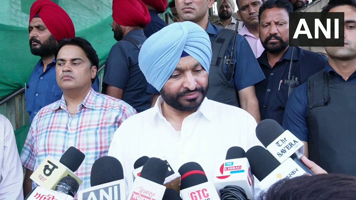 #WATCH | Ludhiana | On the removal of the film Satluj from the OTT platform Zee5, Union Minister Ravneet Singh Bittu says, "...We should have understood that there is something fishy when Diljit Dosanjh said that the film would be available on the OTT platform for 2-3 days and then would be removed. If the government really intended to remove the film, why would it allow it to stream in the first place? It seems that once they had earned the required money, they (the makers of the film) removed the film. The government has no control over OTT platforms. Diljit Dosanjh only thinks about money. If Diljit Dosanjh had any respect for the women in his family, such as his mother or sister, he would not have acted in the movie Chamkila...."