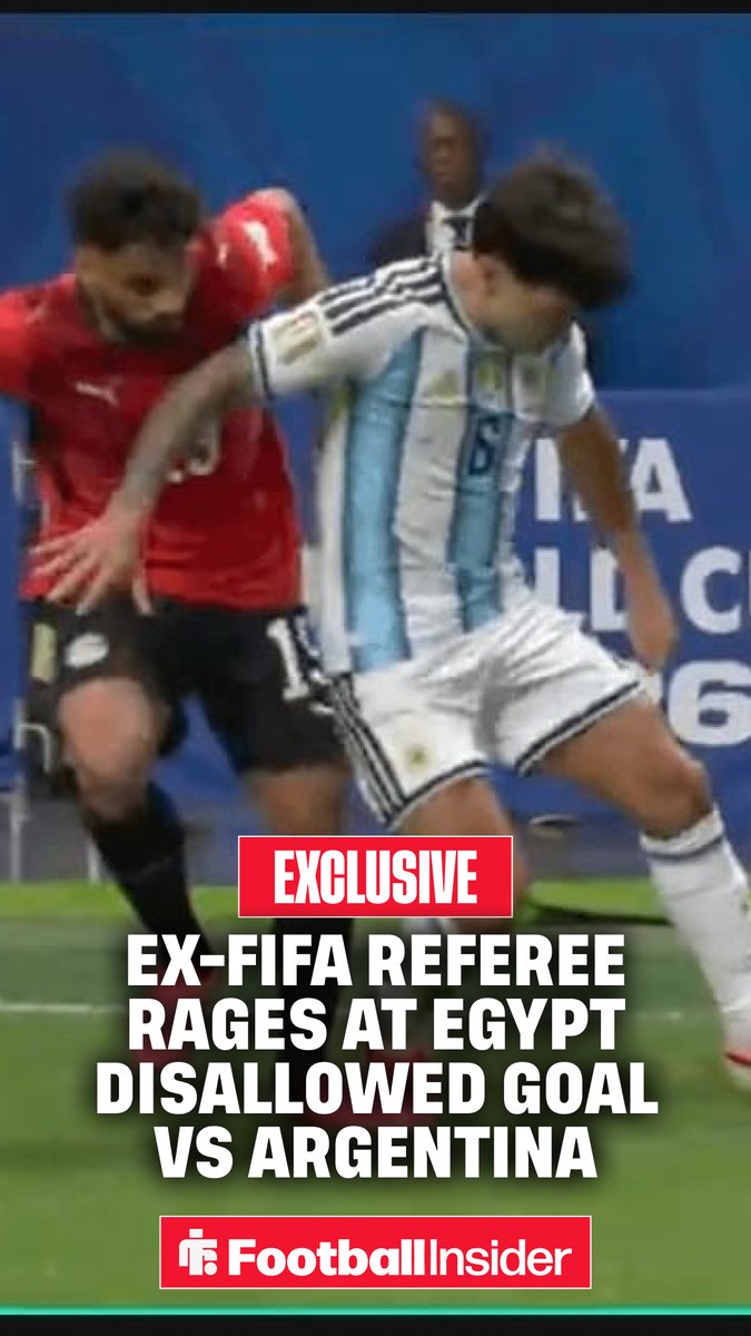 ⛔️ "Is that what football wants?" - Ex-FIFA referee KEITH HACKETT delivers blistering reaction following Egypt disallowed goal controversy vs Argentina.