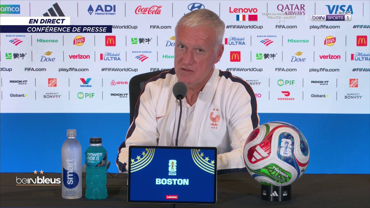🇫🇷 💬 Didier Deschamps : "Le carton jaune de Michael Olise est maintenu" #beINFWC2026