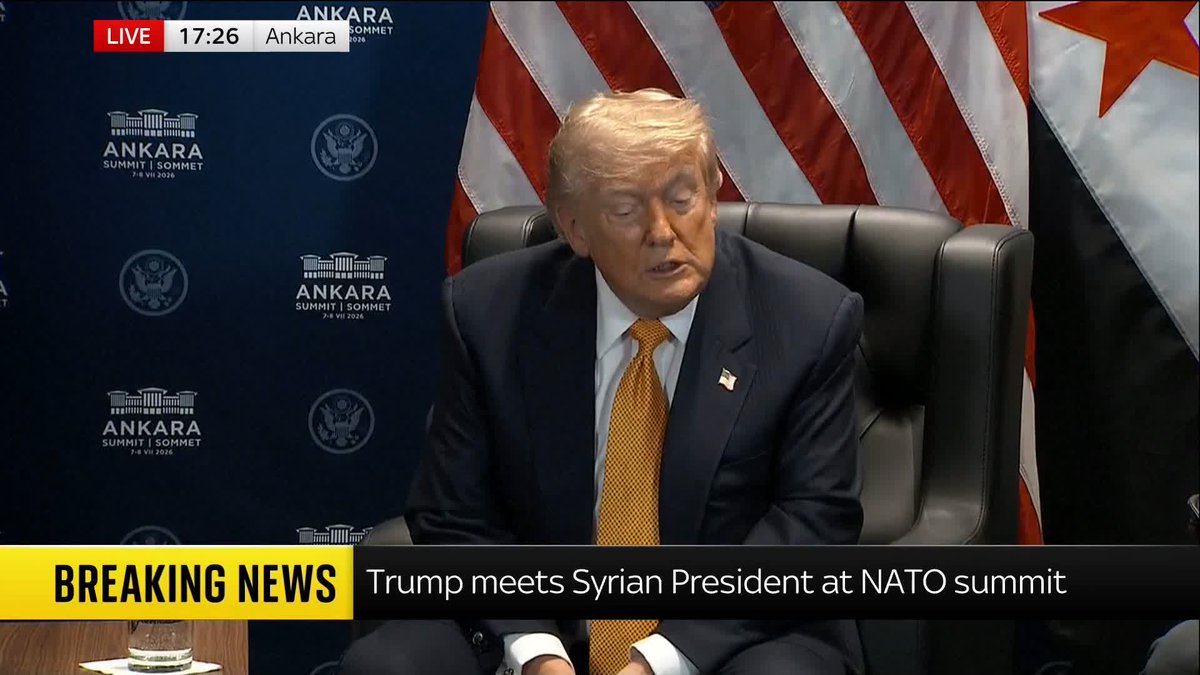 Donald Trump has called Benjamin Netanyahu a 'great wartime prime minister'. During the NATO summit, the U.S. president is asked whether Netanyahu should be re-elected as PM.