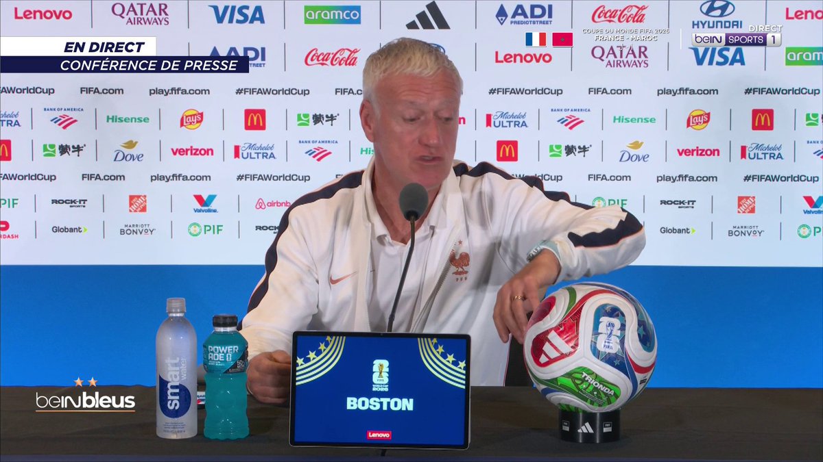 🇫🇷 💬Didier Deschamps se crispe face à un journaliste marocain. #beINFWC2026