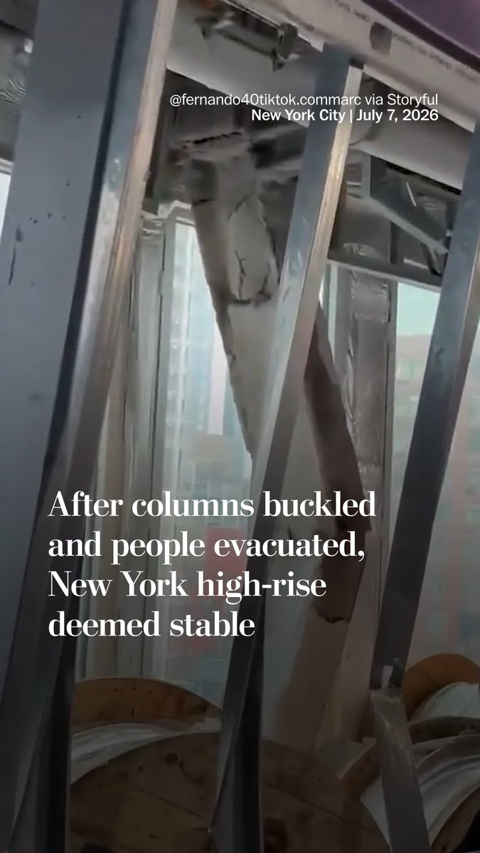 An under-construction Manhattan high-rise at risk of collapse was stabilized late Tuesday after reports of buckling columns led to the evacuation of construction workers and people in surrounding buildings. Read more: