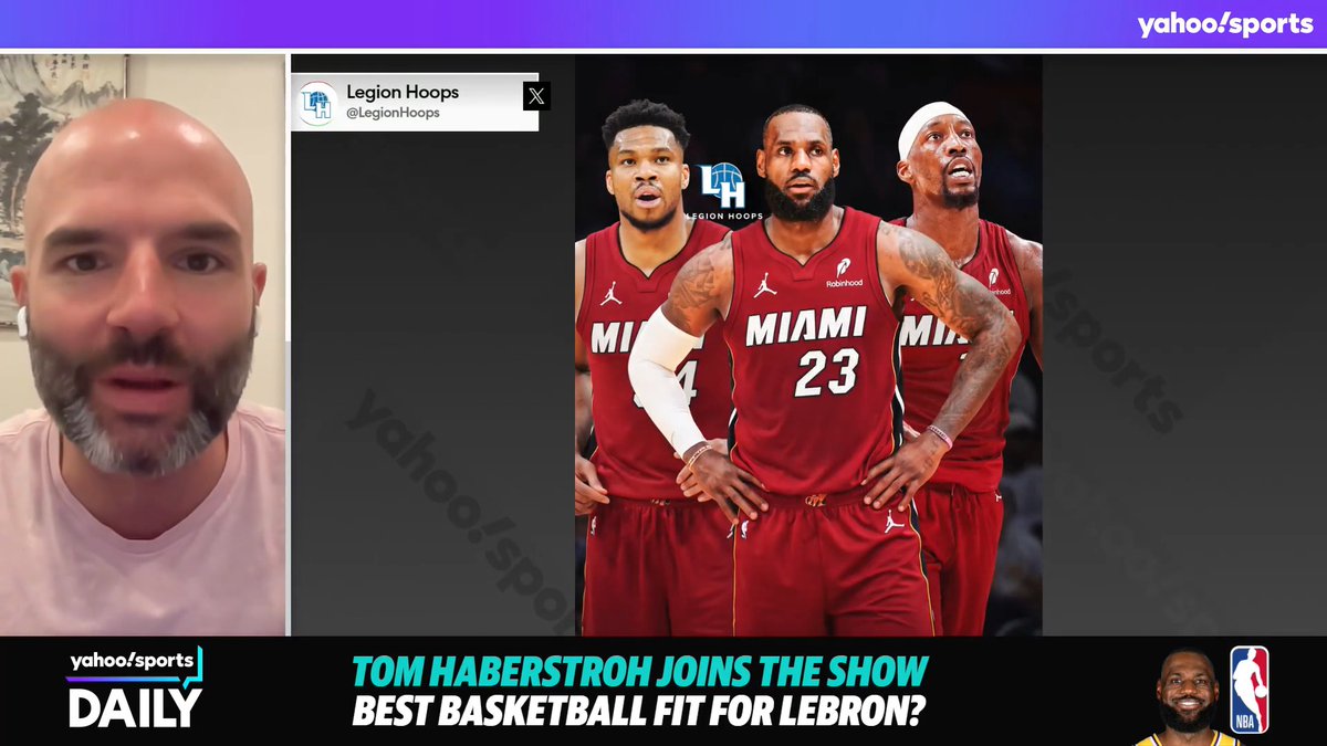 “You know the system. You know the coach. And you also have the best player of any of the teams on the board.” 👀 Tom Haberstroh on why the Miami Heat are the best fit for LeBron. (via Yahoo Sports Daily)