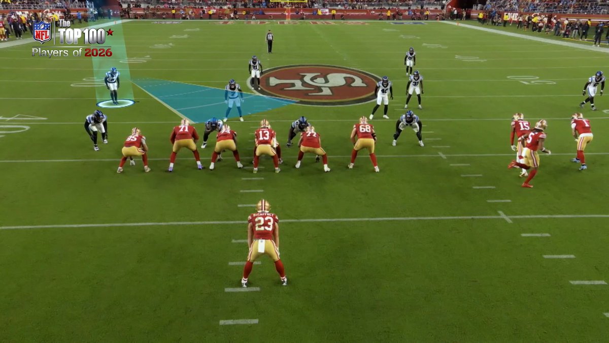 "One of the best plays I've seen from a corner." When Jaycee Horn came outta nowhere to pick off Purdy 😮💨 Carolina Panthers