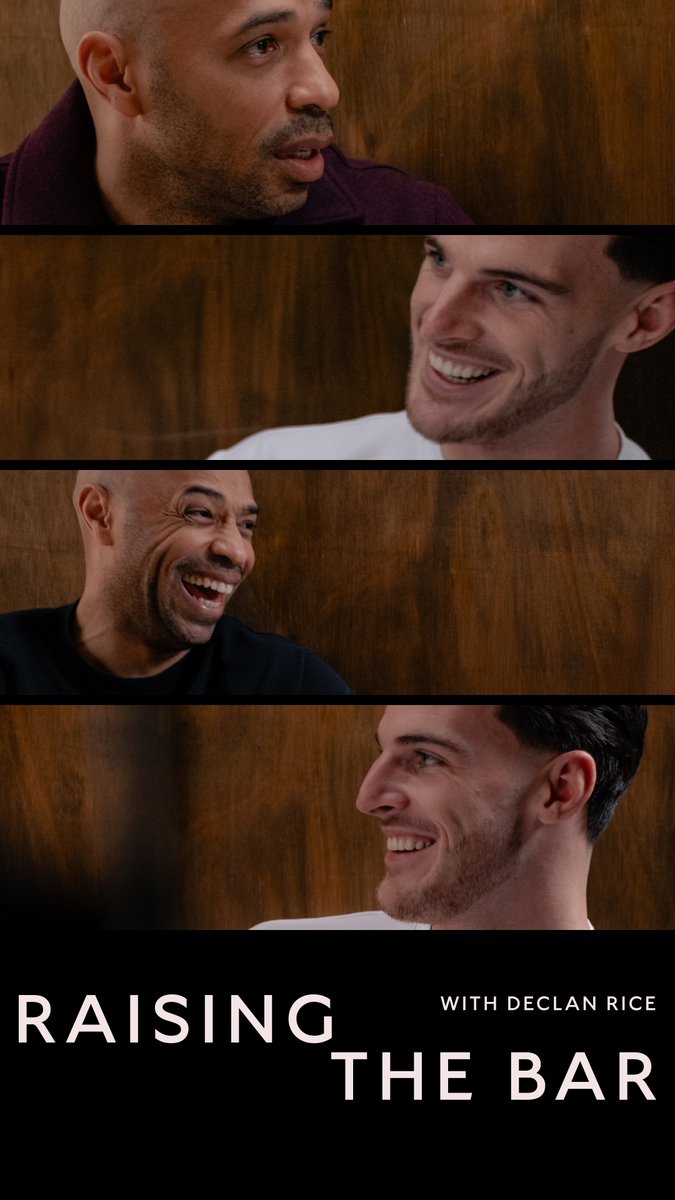 Sharing wisdom 🧠 Stream Raising The Bar with Thierry Henry on The Arsenal app 👇
