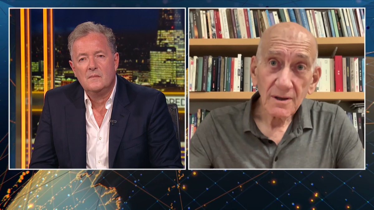 "We are fighting to defend the SOUL of Israel." Former Israeli Prime Minister Ehud Olmert speaks to Piers Morgan on fears over the end of democracy under Netanyahu. Watch more 👇 📺 Piers Morgan
