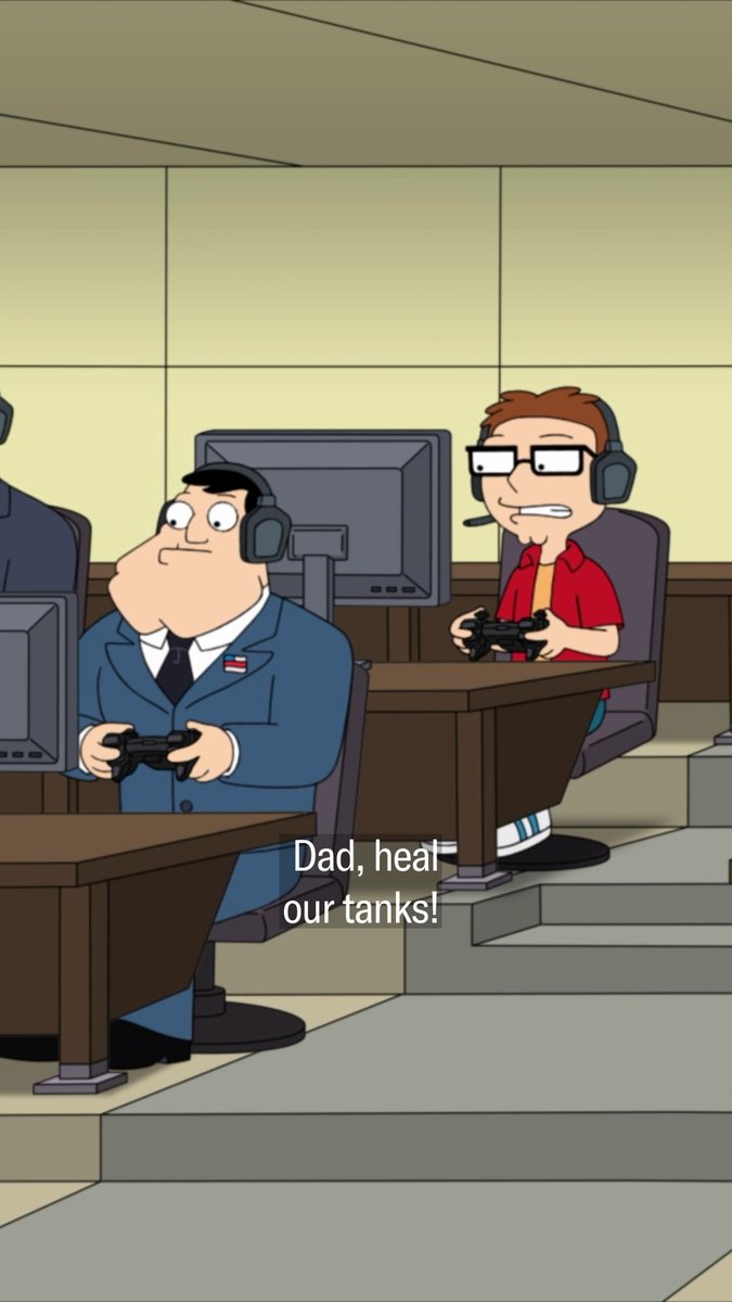 Steve’s carrying the team. See Stan and Francine, now in Fortnite! Stream American Dad! on Hulu on Disney+.